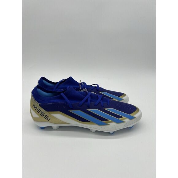 Adidas X Crazyfast League FG Messi Soccer Cleats Shoes Blue ID0712 Men Size 11.5 - Picture 4 of 13